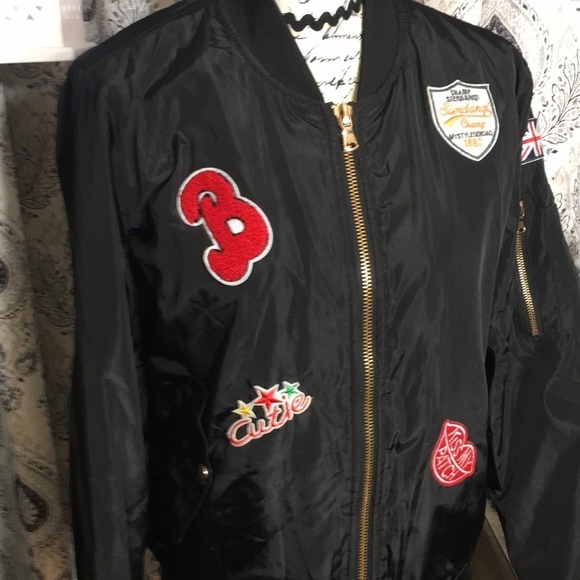 Ci Sono - Bomber letter jacket size large - Picture 1 of 9